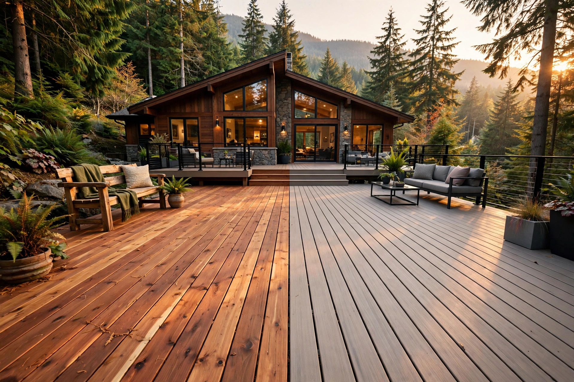 Cedar vs Composite Decking: An Honest Comparison for BC Homes