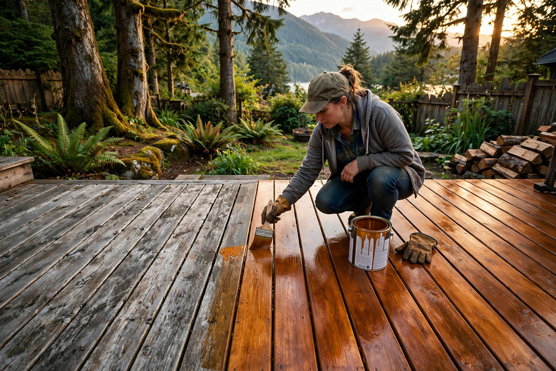 How to Stain and Seal Western Red Cedar (Step by Step)