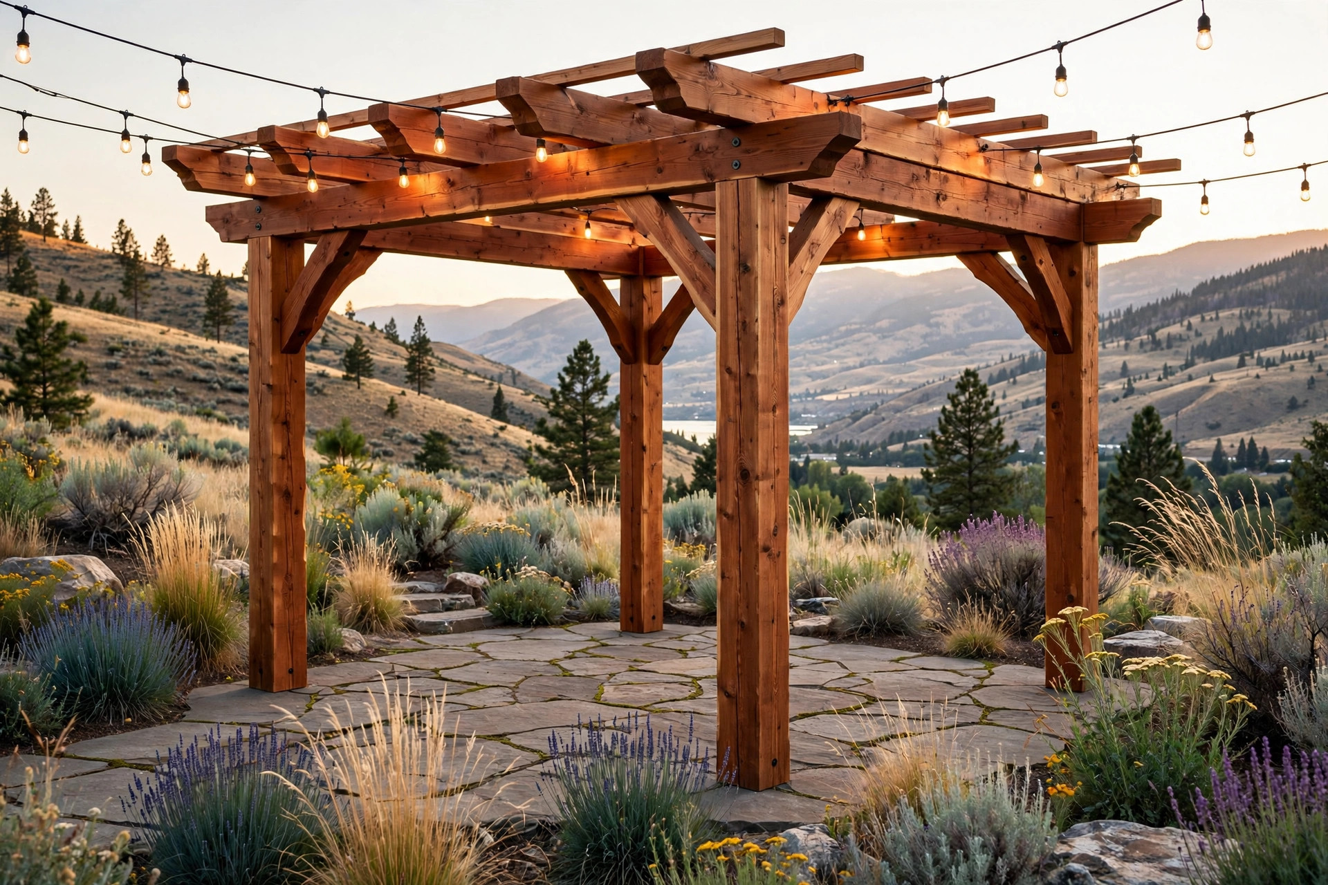 Building a Cedar Pergola: The Lumber Sizes You Need